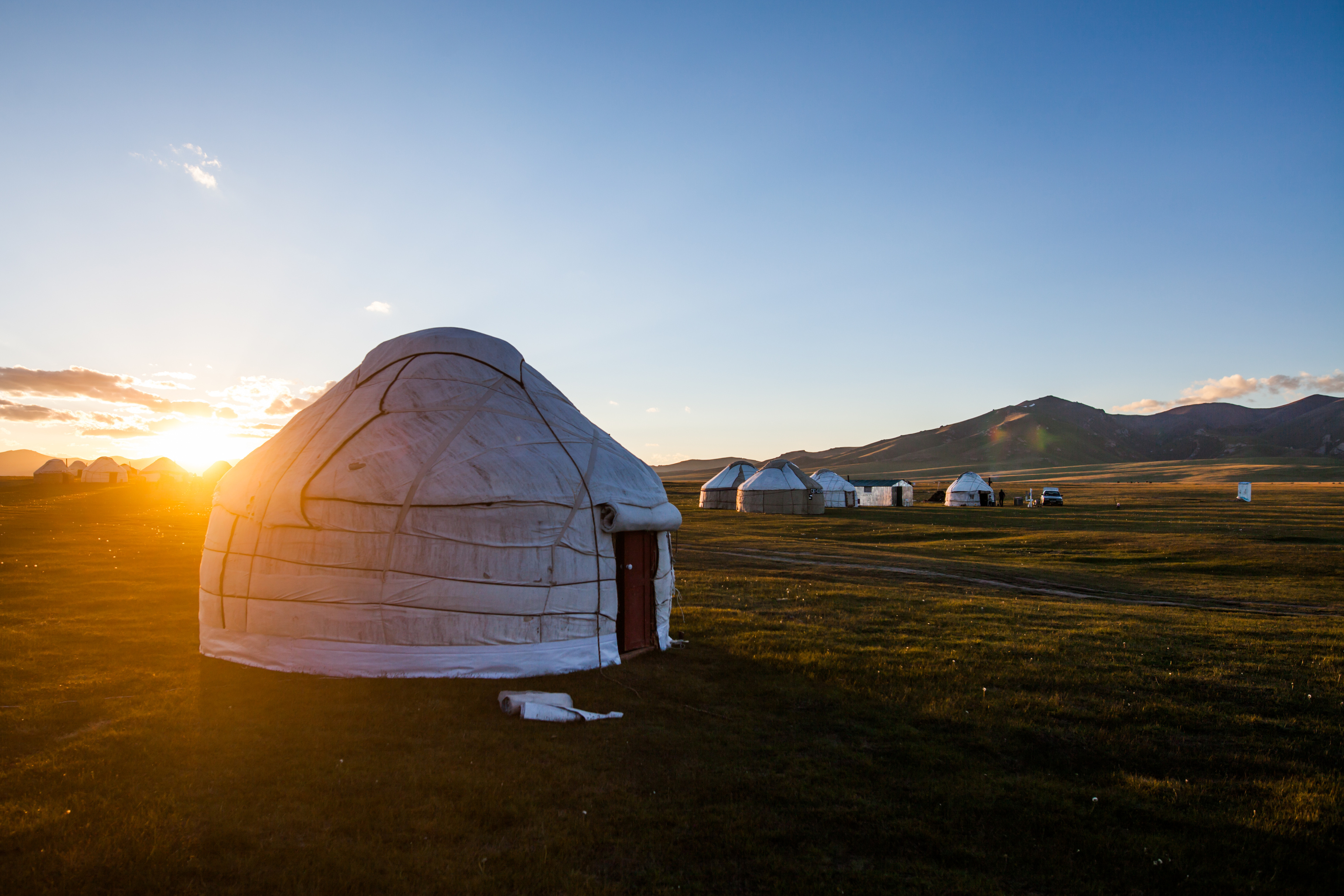A yurt in Kirgizstan
